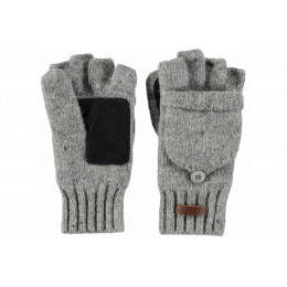 Children's Haakon Grey Wool Glove/Slippers - Barts 