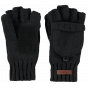 Barts Black Haakon Wool Gloves/Mittens for Children
