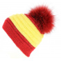 Madrid-Spain Pompom Beanie