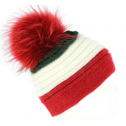 Rome Pom Pom Beanie - Italy