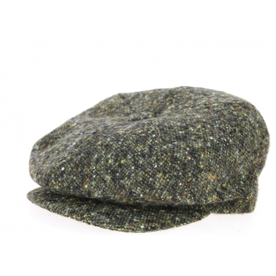 Casquette Irlandaise Tweed Laine Kaki - City Sport Casquette Irlandaise Tweed Laine Kaki - City Sport