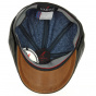 Traclet Chester Nappa Leather Hatteras Cap - Black