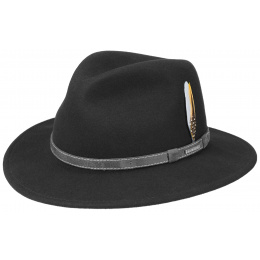 Black Hammond Traveller Hat - Stetson