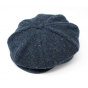 Clonmel Mottled Blue Irish Cap - Hanna Hats