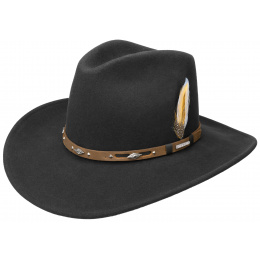 Black Vitafelt Western Hat - Stetson