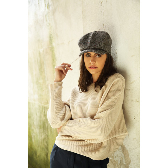 Casquette JP Tweed Laine Marron- Hanna Hats