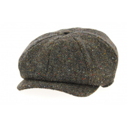JP Tweed Wool Cap Brown - Hanna Hats