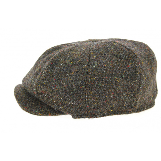 JP Tweed Wool Cap Brown - Hanna Hats