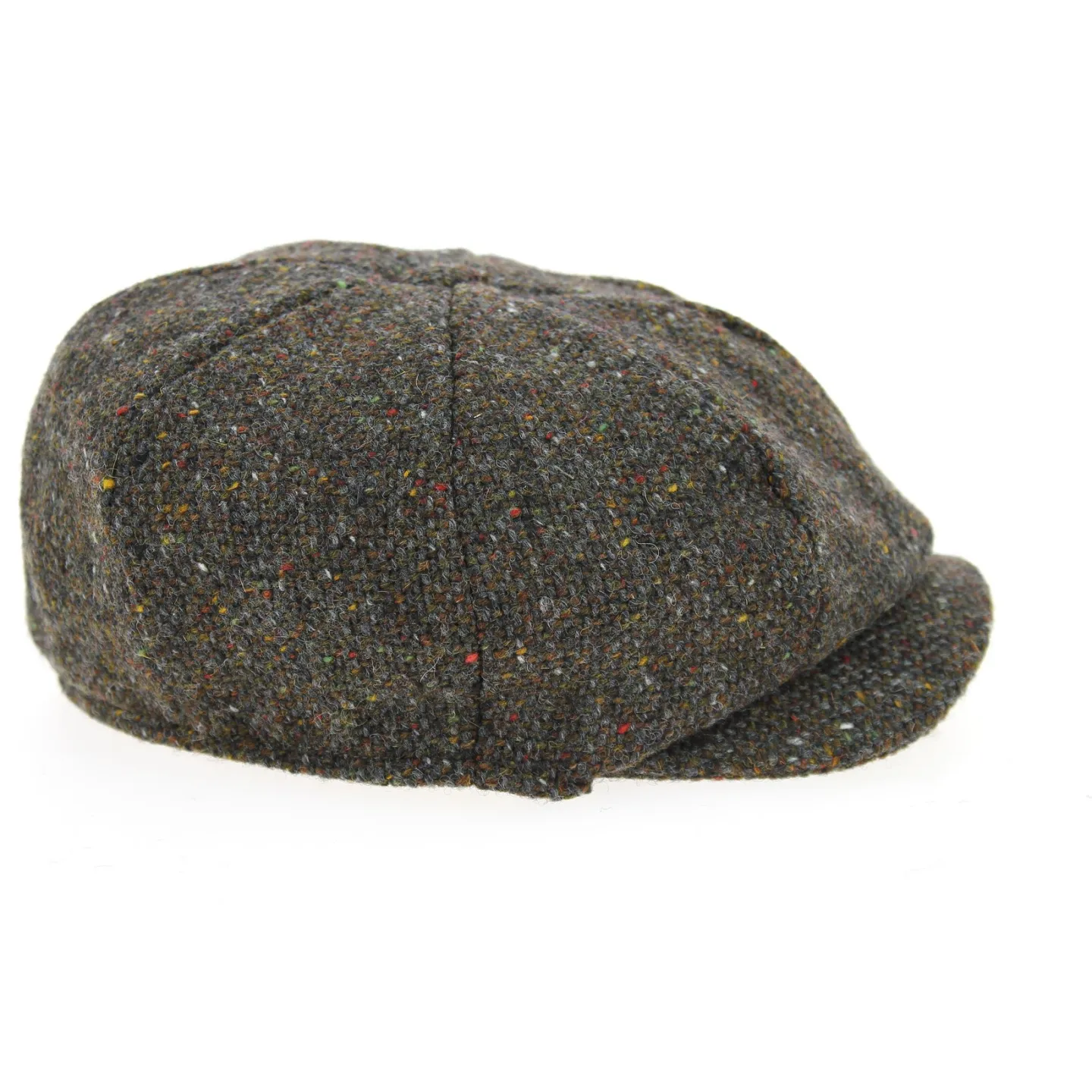 Casquette JP Tweed Laine Marron- Hanna Hats Reference : 9974 | Chapellerie Traclet