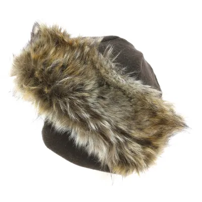 Toque Chamonix Fausse Fourrure Marron- Traclet Reference : 9978 | Chapellerie Traclet