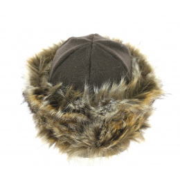 Toque Chamonix Faux Fur Brown- Traclet