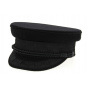 Prinz Heinrich Wool Sailor Cap Black - Traclet