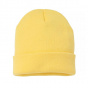 Yellow Acrylic Cuffed Beanie - Traclet