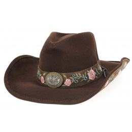 Chapeau Western Heart Breaker Chocolat- Bullhide