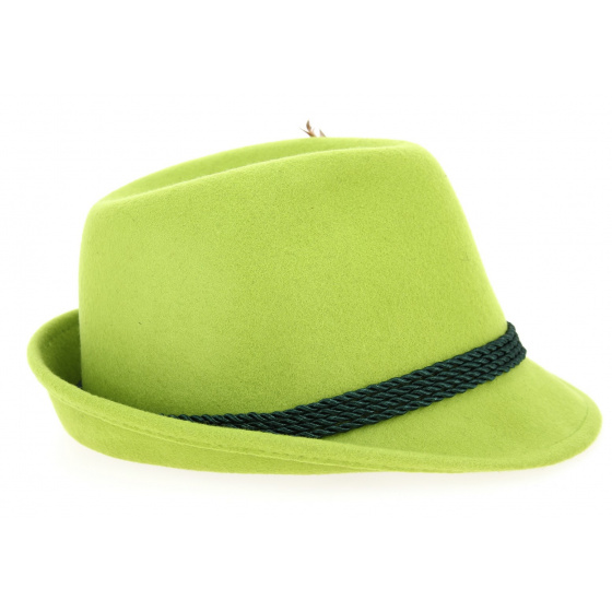 Chapeau Saint Patrick Feutre Laine Vert Anis - Traclet Chapeau Saint Patrick Feutre Laine Vert Anis - Traclet