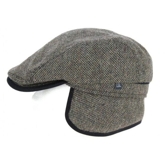 Casquette Cache-Oreilles Kassel Laine Olive- Traclet