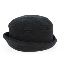 Hat Earmuffs Passau Anthracite Wool Traclet