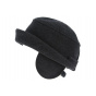 Passau Anthracite Wool Ear Flap Hat - Traclet