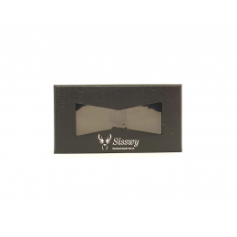 Men's wooden bow tie Comet Blue- Traclet