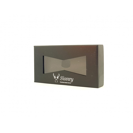 Nœud papillon homme et femme en bois de rose Kikai Bleu Jean- Traclet