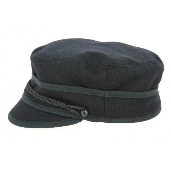 Casquette Ile de Beauté Laine Noire - Traclet Casquette Ile de Beauté Laine Noire - Traclet
