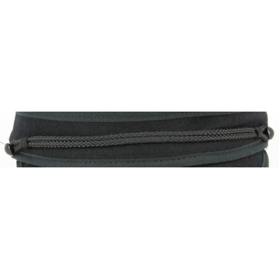 Casquette Ile de Beauté Laine Noire - Traclet Casquette Ile de Beauté Laine Noire - Traclet