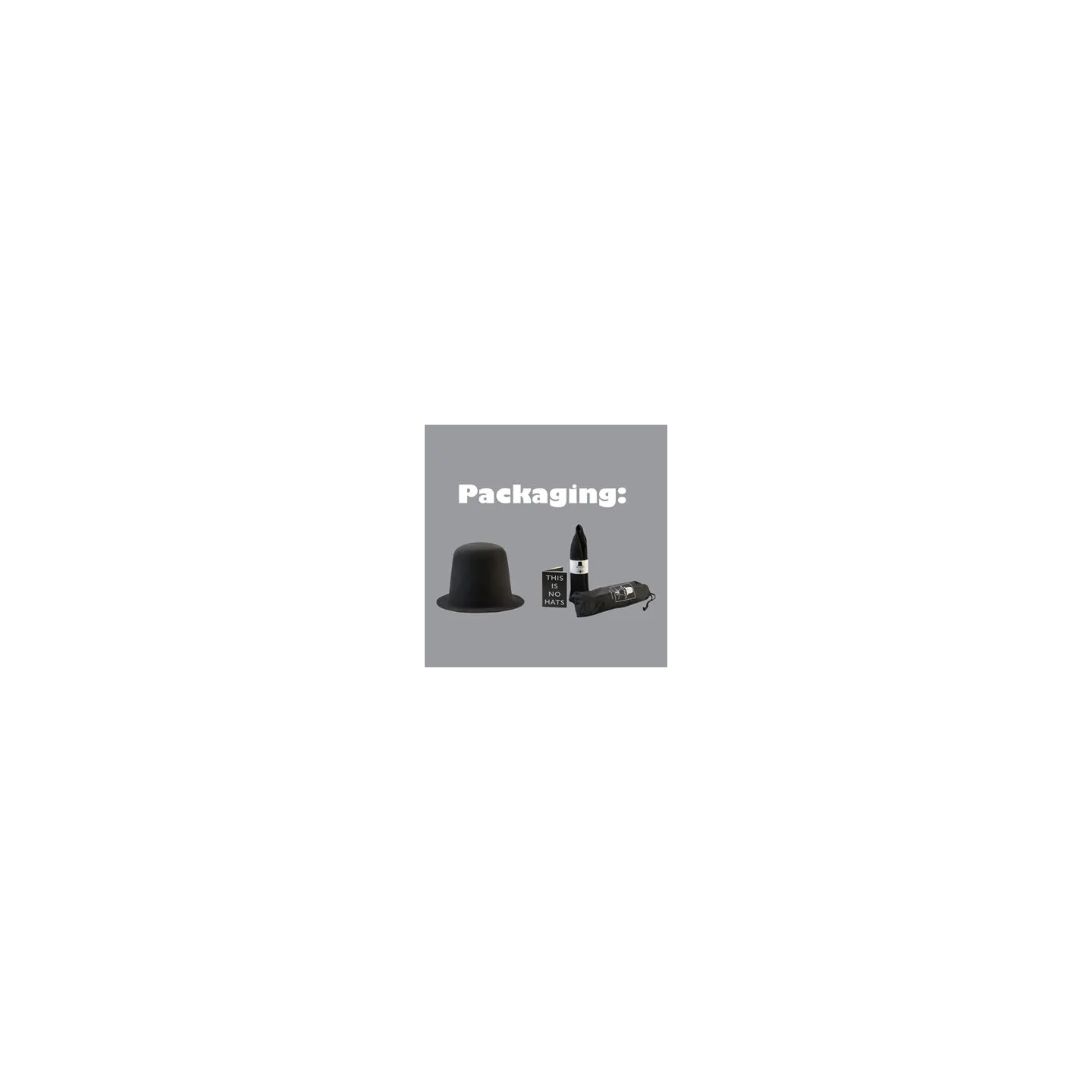 Chapeau Classic Noir- No hats Reference : 10002 | Chapellerie Traclet