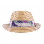 Don Guzman Trilby Hat with Pea Print - Herman