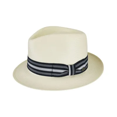 Chapeau Fedora Tharp Paille Naturelle- Bailey  Reference : 10014 | Chapellerie Traclet