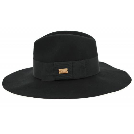Brigitte Bardot Wool Felt Wide-Brimmed Hat - Herman