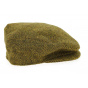 Agnières Flat Cap Wool Herringbone Mustard - Traclet