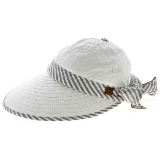 Casquette Visière Haute Protection Bauloise Blanc - Soway Casquette Visière Haute Protection Bauloise Blanc - Soway