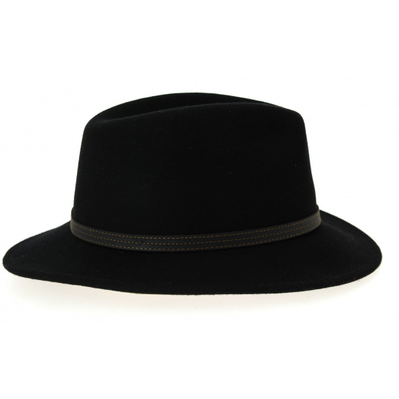 Chapeau Vidor Vitafelt Feutre Laine Noir- Stetson Chapeau Vidor Vitafelt Feutre Laine Noir- Stetson