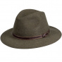 Traveller Ambierle Wool Felt Hat Olive- Traclet