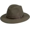 Chapeau Traveller Faedo Feutre Laine Olive- Traclet Reference : 10032 | Chapellerie Traclet