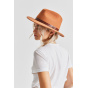 Fedora Messer Hat Wool Felt Hide- Brixton