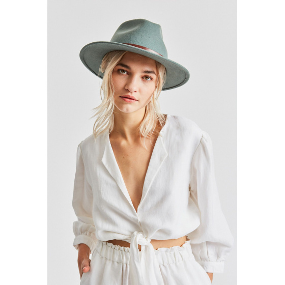 Chapeau Fedora Messer Feutre Laine Cyprès- Brixton Chapeau Fedora Messer Feutre Laine Cyprès- Brixton