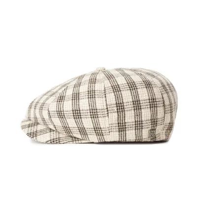 Brixton Plaid Lightweight Brood Cap - Wool Reference: 10058 | Traclet Hat Shop