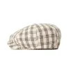 Brixton Plaid Lightweight Brood Cap - Wool Reference: 10058 | Traclet Hat Shop