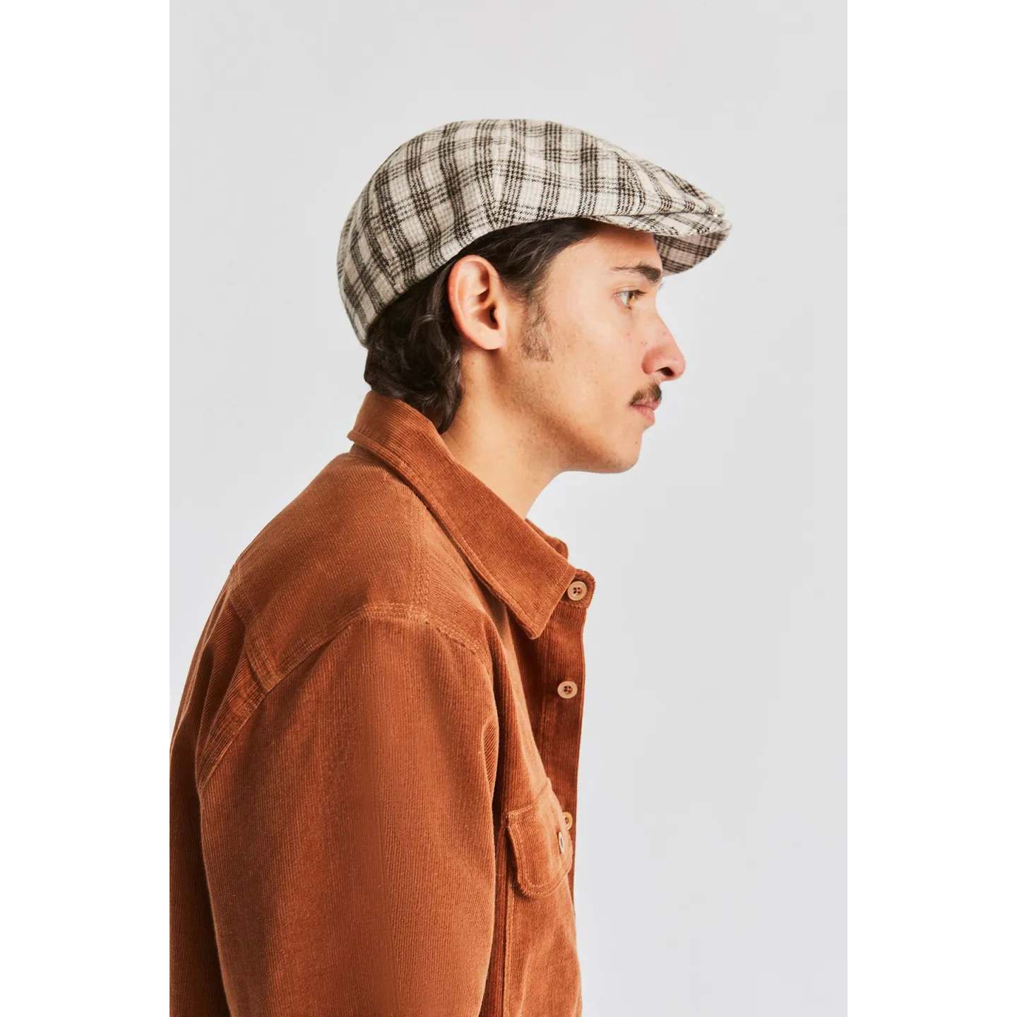 Casquette Brood Lightweight à Carreaux Laine- Brixton  Reference : 10058 | Chapellerie Traclet