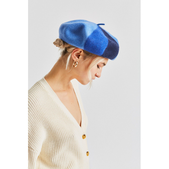 Béret Audrey IV Laine Bleu- Brixton  Béret Audrey IV Laine Bleu- Brixton
