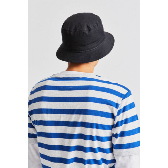 Black Cotton Oath Bucket Hat - Brixton