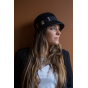 Judith Black Cloche Hat in Rabbit Felt - Fléchet