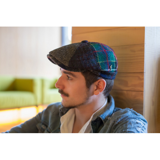 Irish Patchwork Cap Faustin Wool - Fléchet Irish Patchwork Cap Faustin Wool - Fléchet
