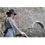 Black Wool Felt Traveller Hat Alberto - Fléchet
