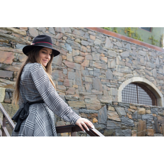 Chapeau Traveller Alberto Feutre Laine Noir- Fléchet