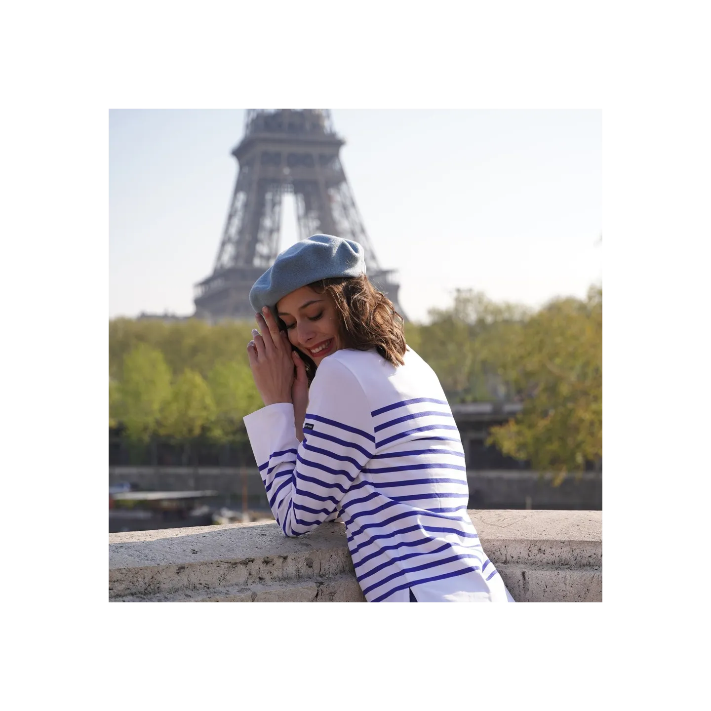 Classic Twilight Blue Beret - Le Béret Français Reference: 5316 | Chapellerie Traclet