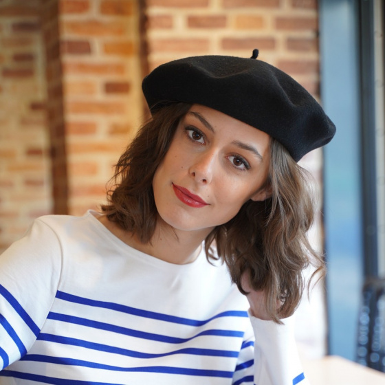 Women's Classic Black Beret- Le Béret Français