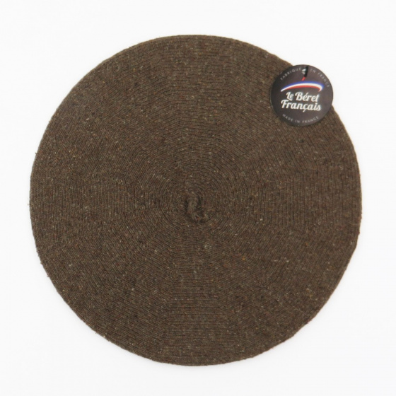 Béret Été Marron Coton Soie & Lin - Le Béret Français