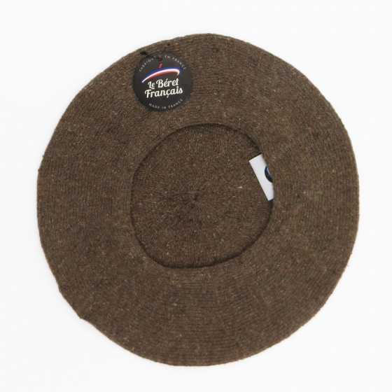 Brown Summer Beret Cotton Silk & Linen - Le Béret Français
